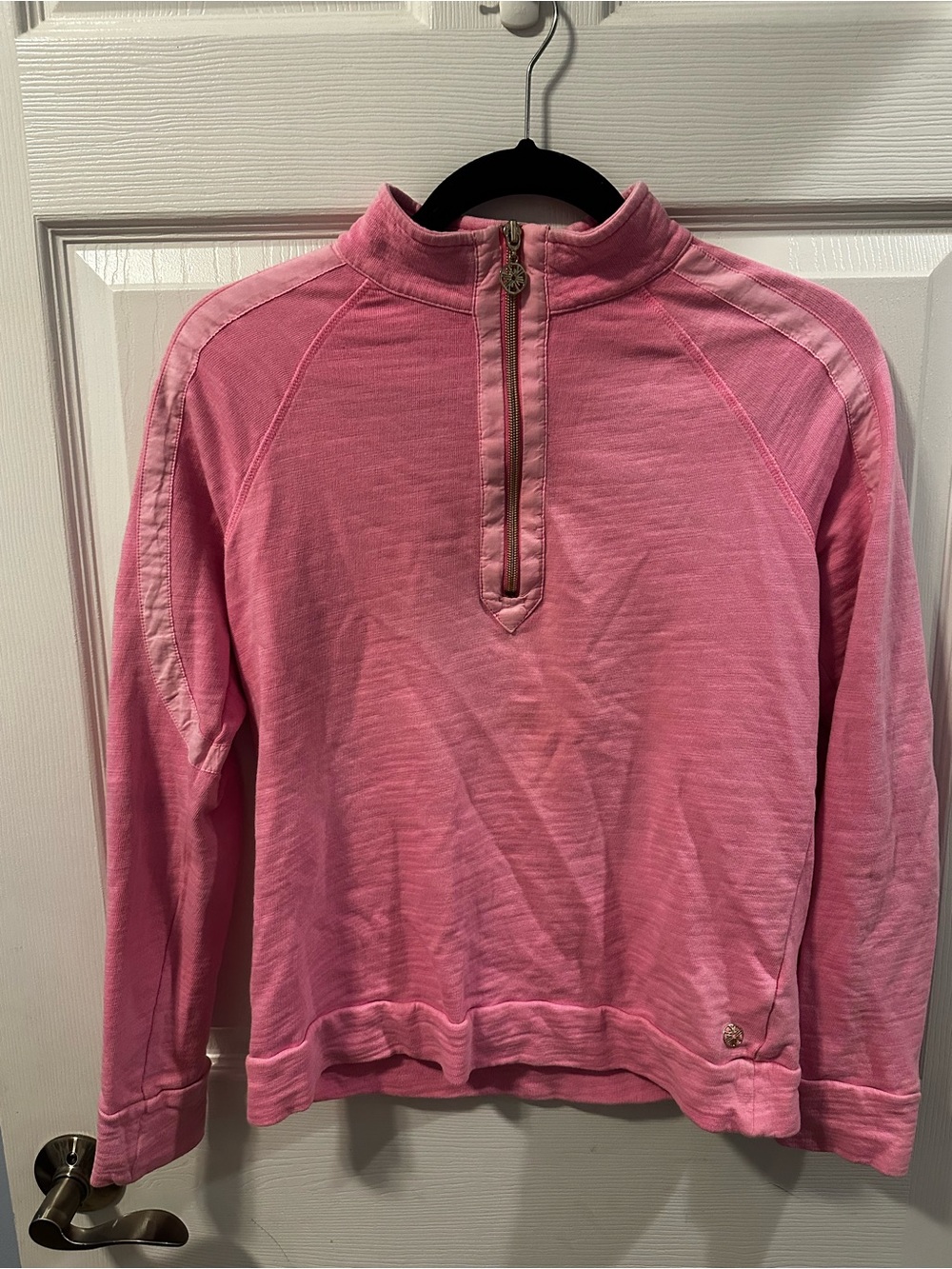 Lilly Pulitzer UPF 50+ Quarter Zip Pullover – Pink – XS